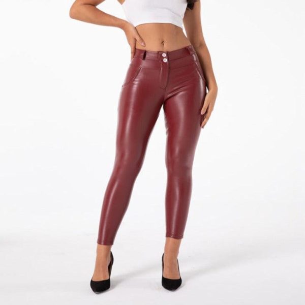 Deeeze Fit Leather Pants